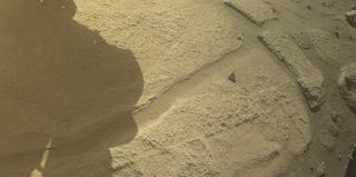 View image taken on Mars, Mars Perseverance Sol 923: Front Left Hazard Avoidance Camera (Hazcam)