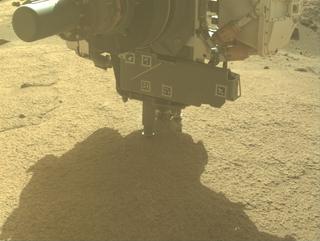 View image taken on Mars, Mars Perseverance Sol 923: Front Left Hazard Avoidance Camera (Hazcam)
