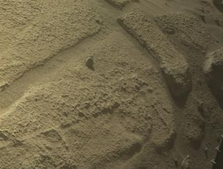 View image taken on Mars, Mars Perseverance Sol 923: Front Left Hazard Avoidance Camera (Hazcam)