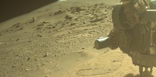 View image taken on Mars, Mars Perseverance Sol 923: Front Right Hazard Avoidance Camera (Hazcam)