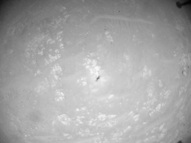 This image was taken by HELI_NAV onboard NASA's Mars rover Perseverance on Sol 924