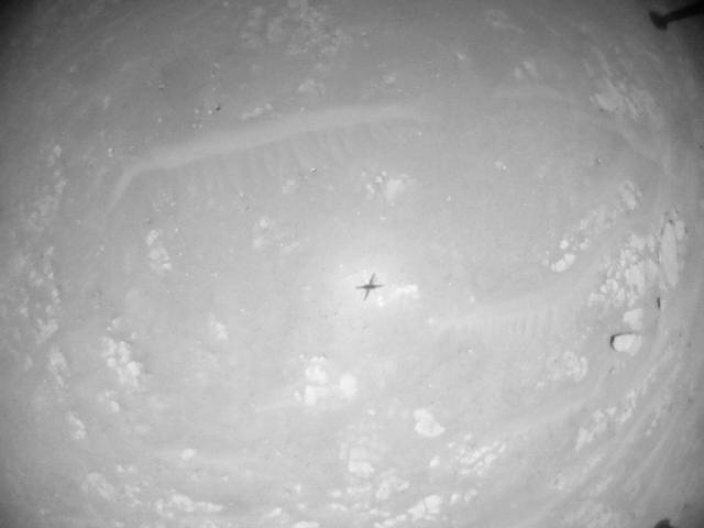 This image was taken by HELI_NAV onboard NASA's Mars rover Perseverance on Sol 924