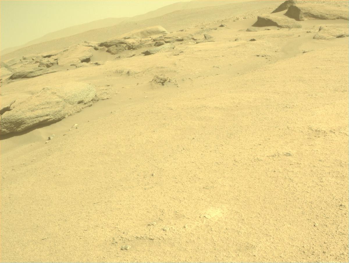 This image was taken by FRONT_HAZCAM_LEFT_A onboard NASA's Mars rover Perseverance on Sol 933