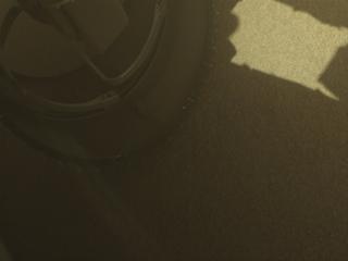 View image taken on Mars, Mars Perseverance Sol 933: Front Left Hazard Avoidance Camera (Hazcam)