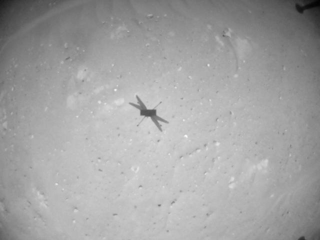 This image was taken by HELI_NAV onboard NASA's Mars rover Perseverance on Sol 933