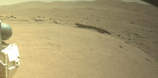 View image taken on Mars, Mars Perseverance Sol 935: Front Left Hazard Avoidance Camera (Hazcam)
