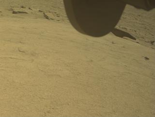 View image taken on Mars, Mars Perseverance Sol 935: Front Right Hazard Avoidance Camera (Hazcam)