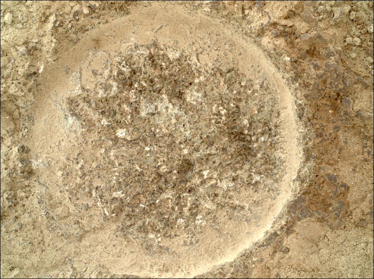 This image was taken by SHERLOC_WATSON onboard NASA's Mars rover Perseverance on Sol 935