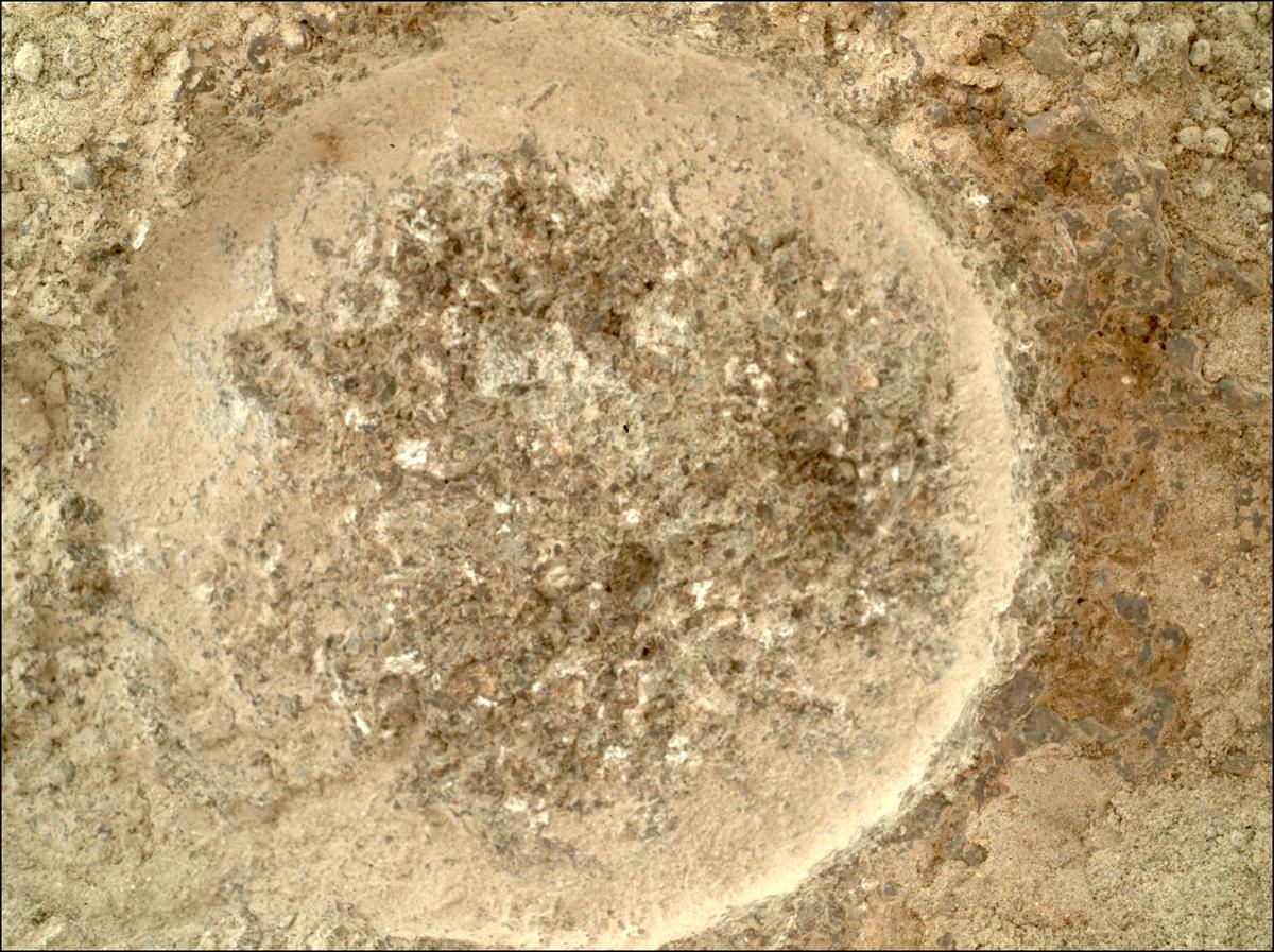 This image was taken by SHERLOC_WATSON onboard NASA's Mars rover Perseverance on Sol 935