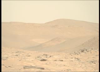 View image taken on Mars, Mars Perseverance Sol 936: Right Mastcam-Z Camera
