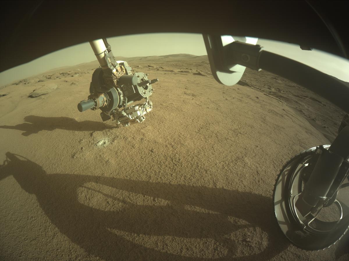 This image was taken by FRONT_HAZCAM_RIGHT_A onboard NASA's Mars rover Perseverance on Sol 938