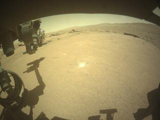 View image taken on Mars, Mars Perseverance Sol 940: Front Left Hazard Avoidance Camera (Hazcam)