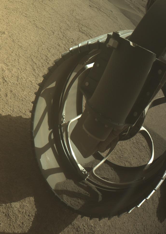 This image was taken by FRONT_HAZCAM_RIGHT_A onboard NASA's Mars rover Perseverance on Sol 942