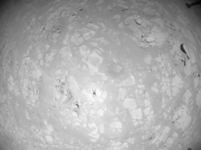 This image was taken by HELI_NAV onboard NASA's Mars rover Perseverance on Sol 947