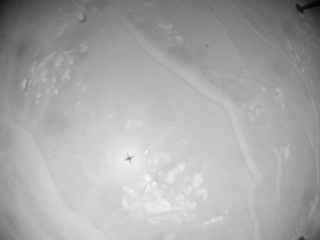 This image was taken by HELI_NAV onboard NASA's Mars rover Perseverance on Sol 947