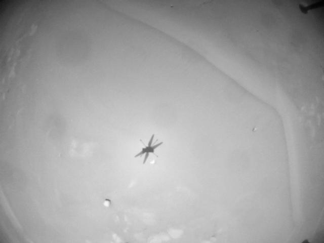 This image was taken by HELI_NAV onboard NASA's Mars rover Perseverance on Sol 947