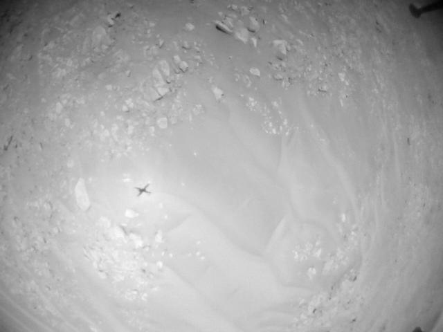 This image was taken by HELI_NAV onboard NASA's Mars rover Perseverance on Sol 955