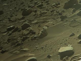 View image taken on Mars, Mars Perseverance Sol 957: Left Navigation Camera (Navcam)