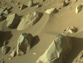 View image taken on Mars, Mars Perseverance Sol 957: Left Navigation Camera (Navcam)