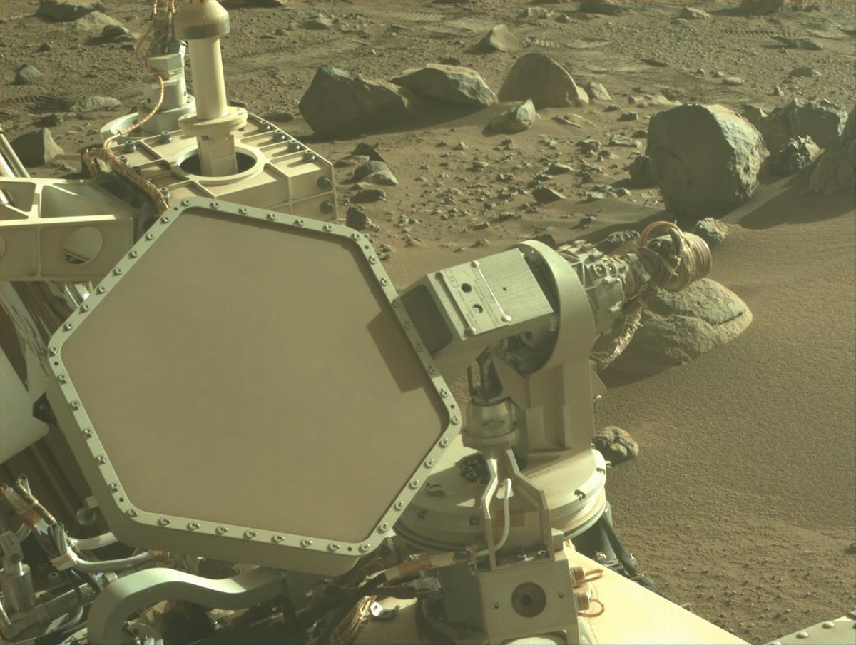 This image was taken by NAVCAM_RIGHT onboard NASA's Mars rover Perseverance on Sol 957