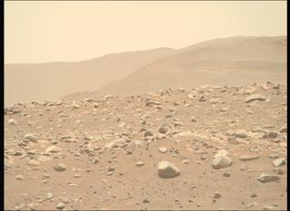 View image taken on Mars, Mars Perseverance Sol 963: Right Mastcam-Z Camera