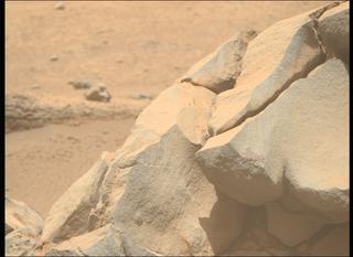 View image taken on Mars, Mars Perseverance Sol 963: Right Mastcam-Z Camera