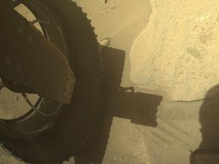 View image taken on Mars, Mars Perseverance Sol 967: Rear Left Hazard Avoidance Camera (Hazcam)