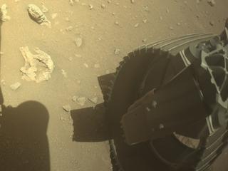 View image taken on Mars, Mars Perseverance Sol 967: Rear Right Hazard Avoidance Camera (Hazcam)