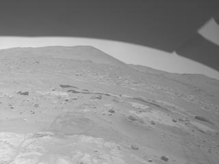 View image taken on Mars, Mars Perseverance Sol 970: Front Left Hazard Avoidance Camera (Hazcam)