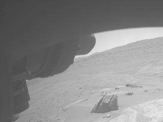 View image taken on Mars, Mars Perseverance Sol 970: Front Left Hazard Avoidance Camera (Hazcam)