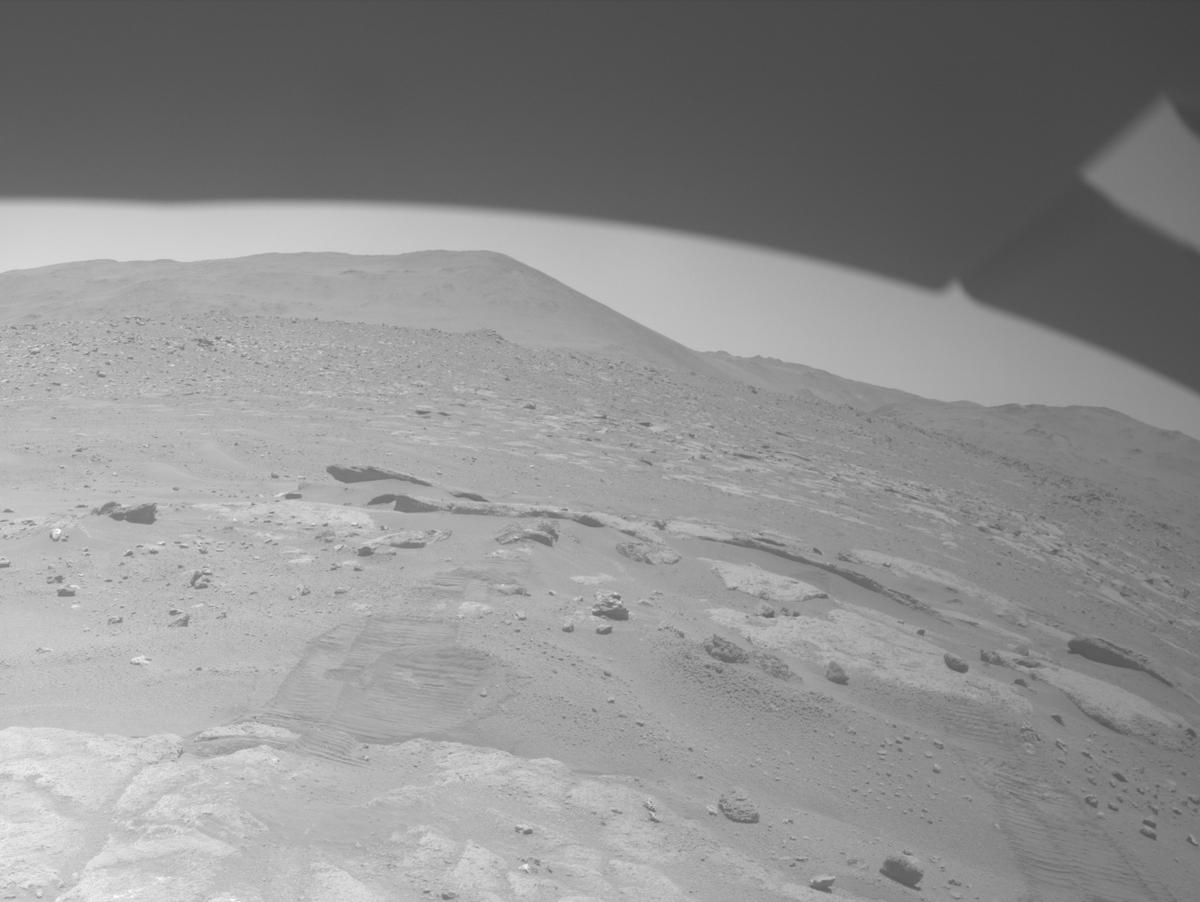 This image was taken by FRONT_HAZCAM_LEFT_A onboard NASA's Mars rover Perseverance on Sol 974