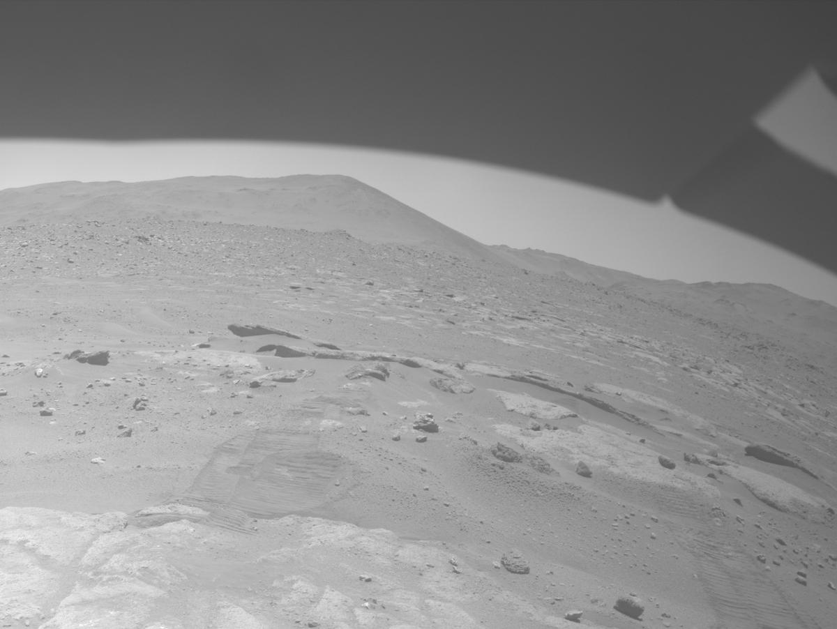 This image was taken by FRONT_HAZCAM_LEFT_A onboard NASA's Mars rover Perseverance on Sol 976