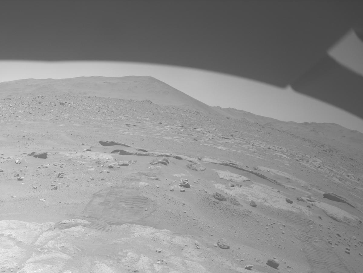 This image was taken by FRONT_HAZCAM_LEFT_A onboard NASA's Mars rover Perseverance on Sol 979