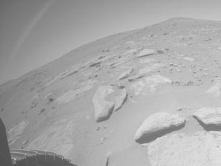 View image taken on Mars, Mars Perseverance Sol 979: Rear Left Hazard Avoidance Camera (Hazcam)