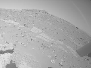 View image taken on Mars, Mars Perseverance Sol 982: Rear Left Hazard Avoidance Camera (Hazcam)