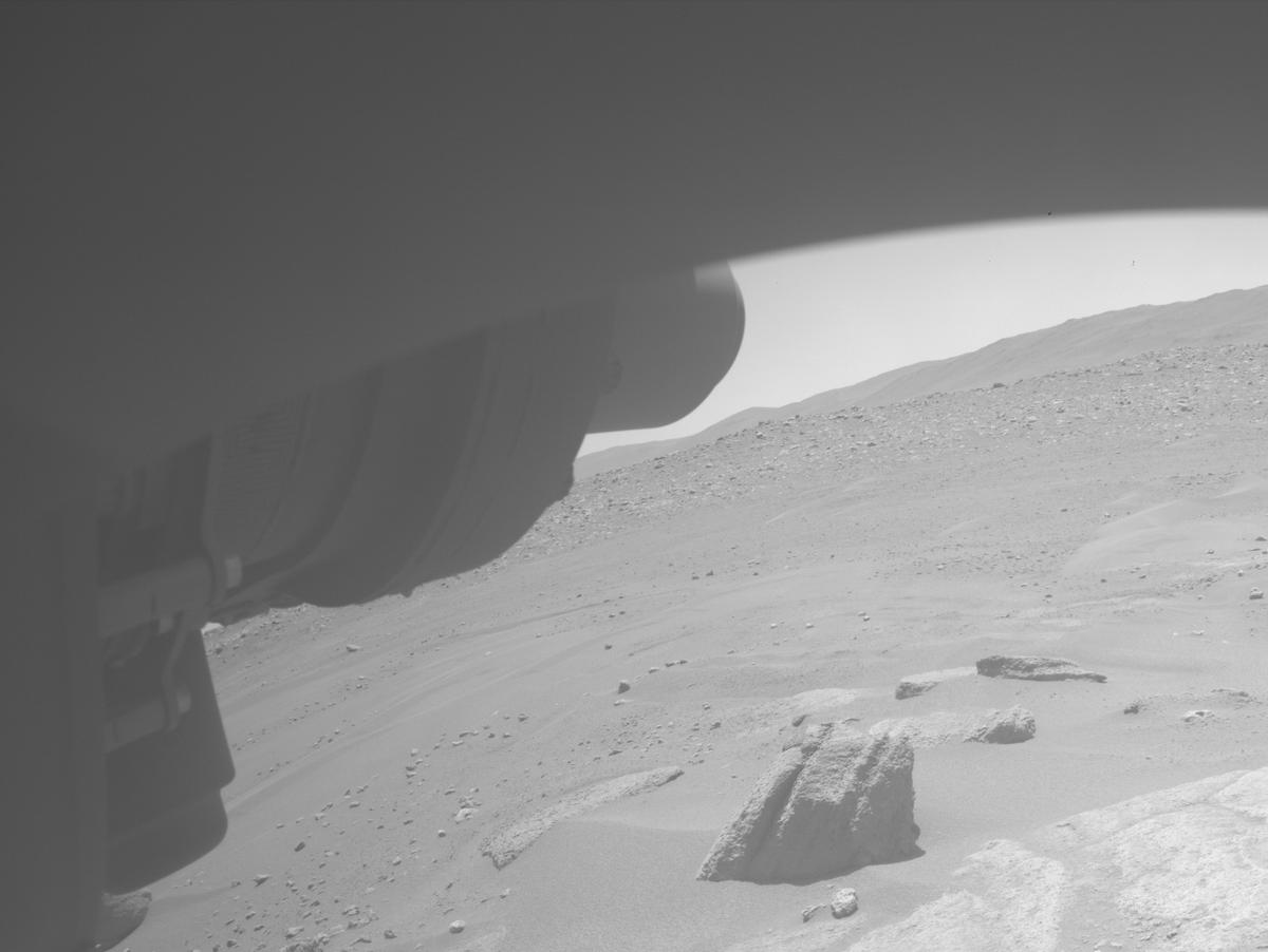 This image was taken by FRONT_HAZCAM_LEFT_A onboard NASA's Mars rover Perseverance on Sol 983