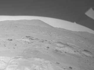 View image taken on Mars, Mars Perseverance Sol 985: Front Left Hazard Avoidance Camera (Hazcam)
