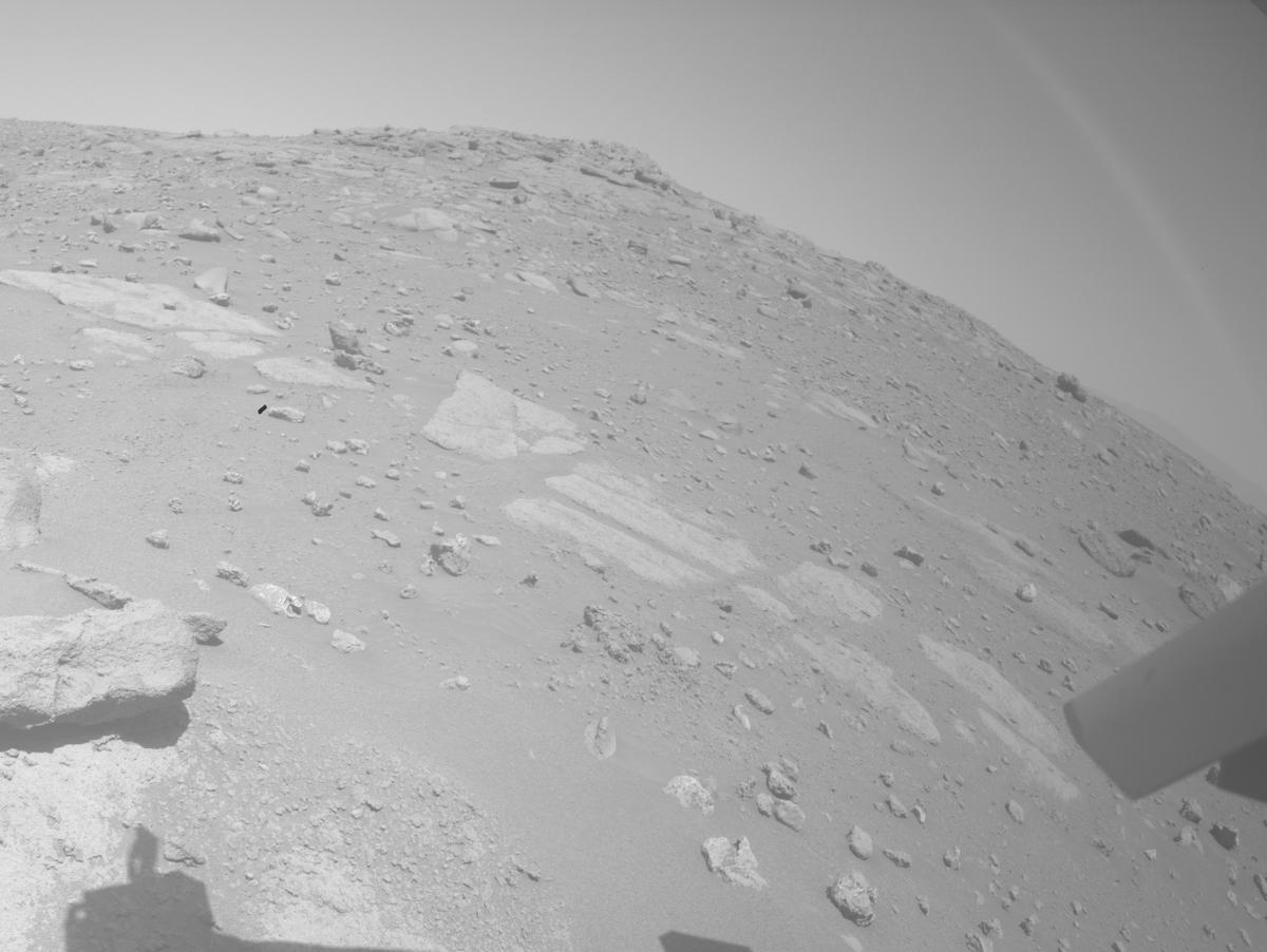 This image was taken by REAR_HAZCAM_LEFT onboard NASA's Mars rover Perseverance on Sol 985