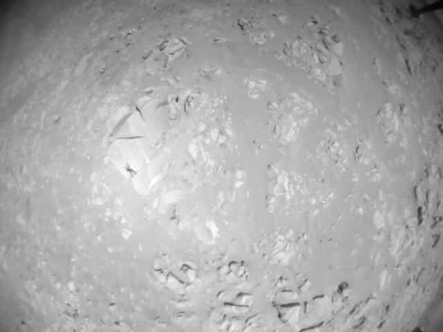 This image was taken by HELI_NAV onboard NASA's Mars rover Perseverance on Sol 990