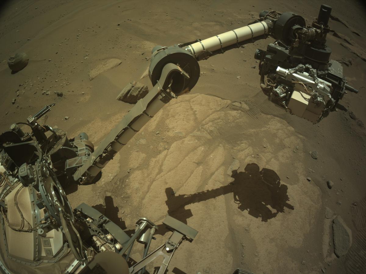 This image was taken by NAVCAM_RIGHT onboard NASA's Mars rover Perseverance on Sol 990
