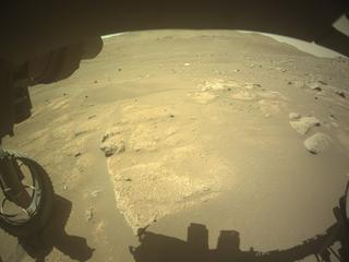View image taken on Mars, Mars Perseverance Sol 994: Front Left Hazard Avoidance Camera (Hazcam)