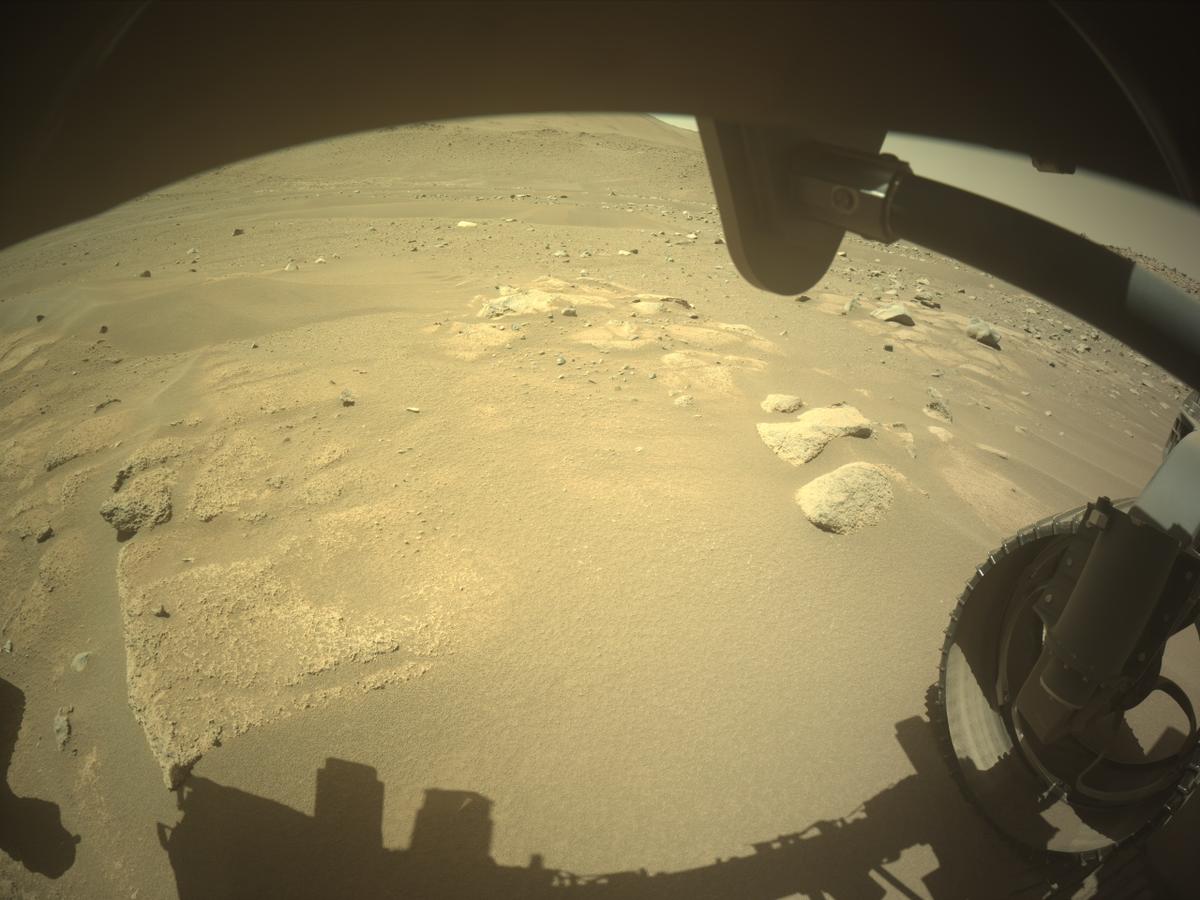 This image was taken by FRONT_HAZCAM_RIGHT_A onboard NASA's Mars rover Perseverance on Sol 994