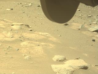 View image taken on Mars, Mars Perseverance Sol 995: Front Right Hazard Avoidance Camera (Hazcam)