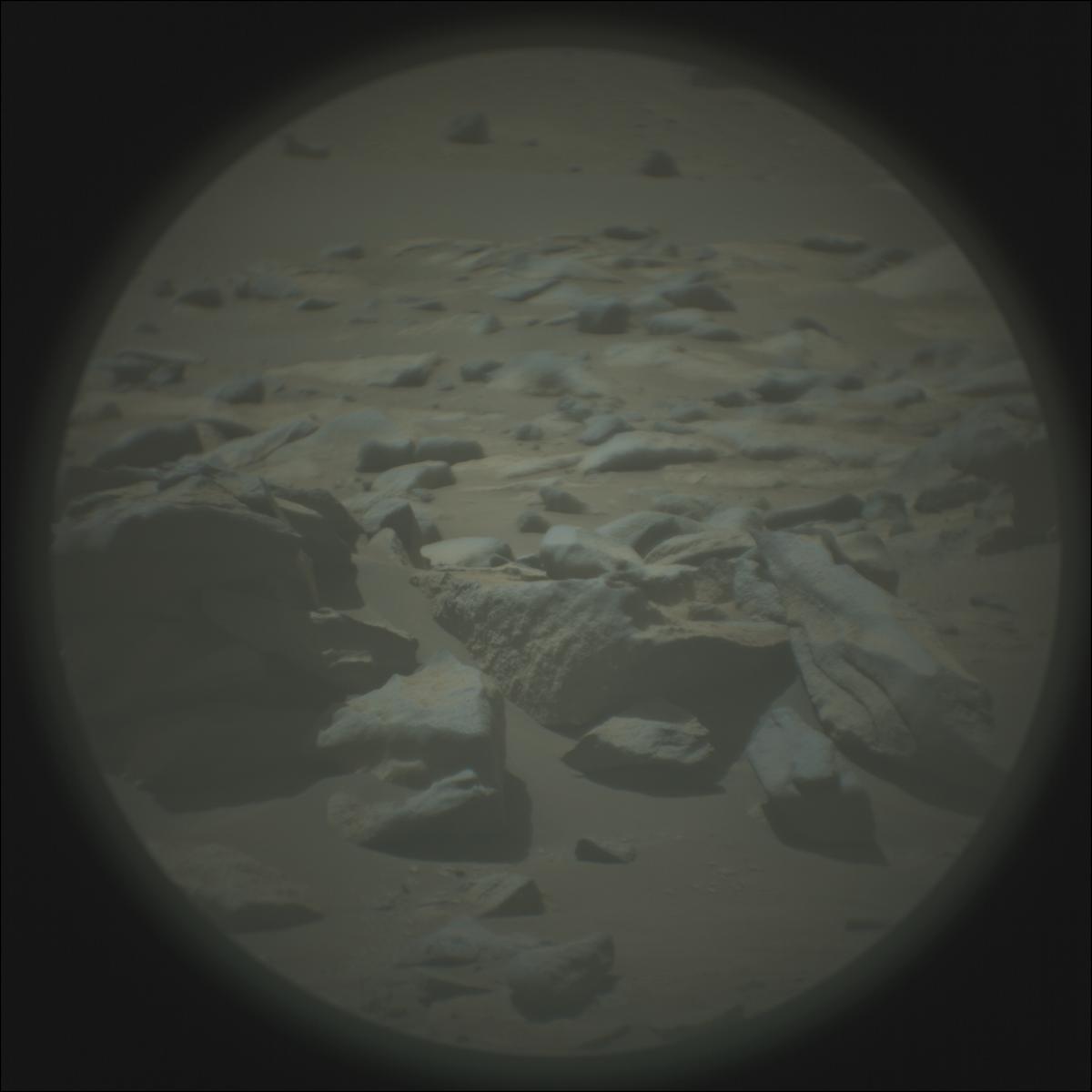 This image was taken by SUPERCAM_RMI onboard NASA's Mars rover Perseverance on Sol 996