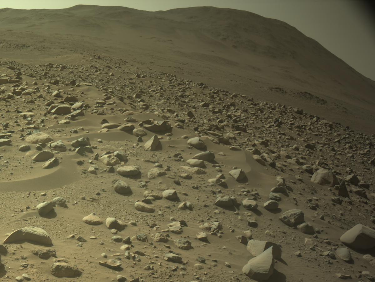 This image was taken by NAVCAM_LEFT onboard NASA's Mars rover Perseverance on Sol 999