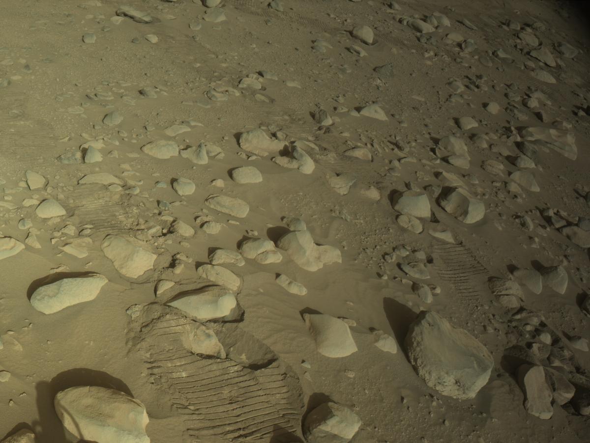 This image was taken by NAVCAM_RIGHT onboard NASA's Mars rover Perseverance on Sol 1002