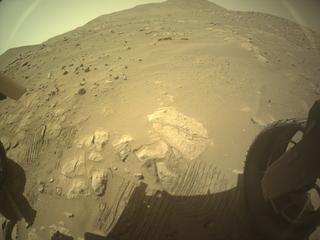 View image taken on Mars, Mars Perseverance Sol 1002: Rear Right Hazard Avoidance Camera (Hazcam)