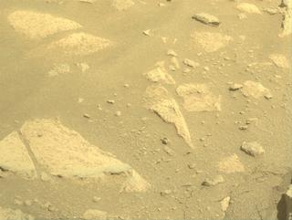 View image taken on Mars, Mars Perseverance Sol 1003: Front Right Hazard Avoidance Camera (Hazcam)