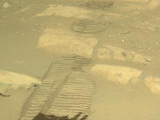 View image taken on Mars, Mars Perseverance Sol 1003: Left Navigation Camera (Navcam)