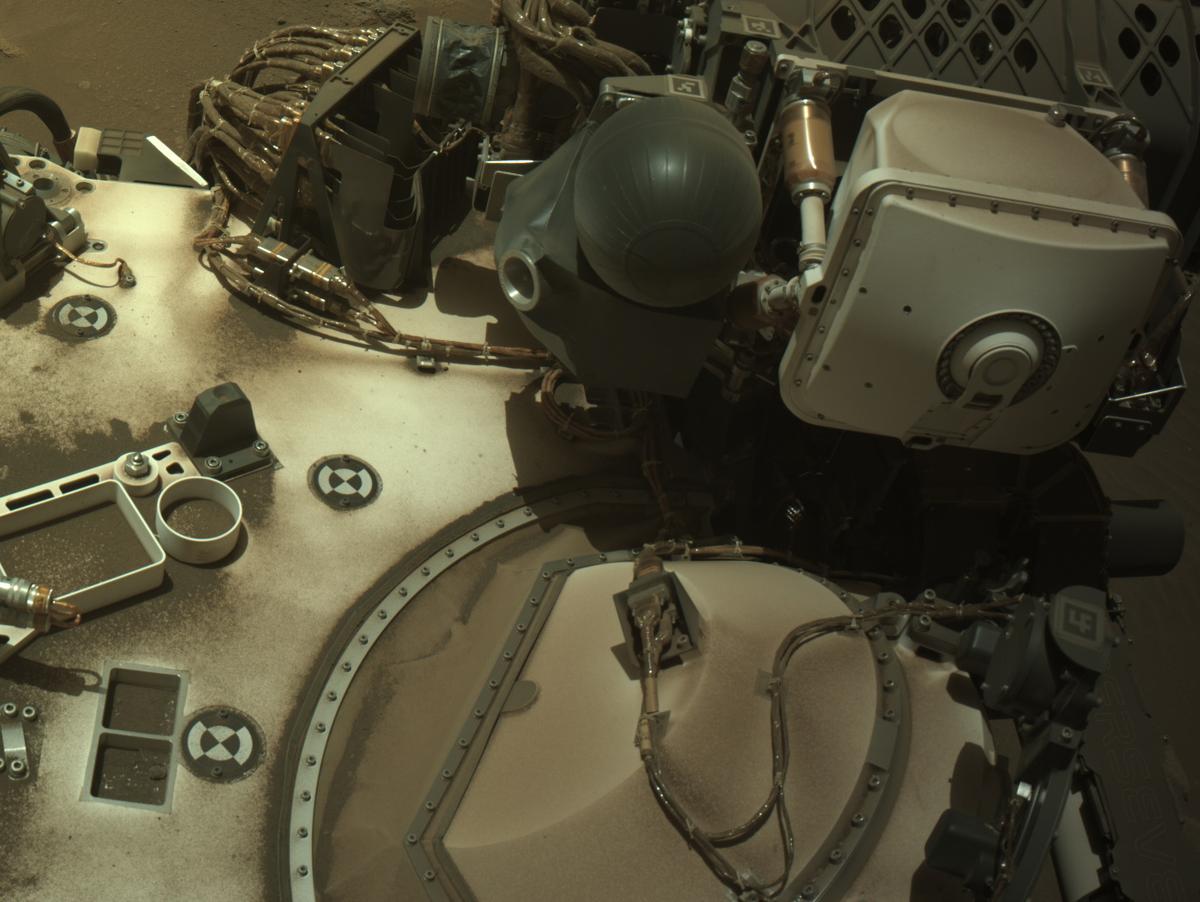 This image was taken by NAVCAM_LEFT onboard NASA's Mars rover Perseverance on Sol 1005